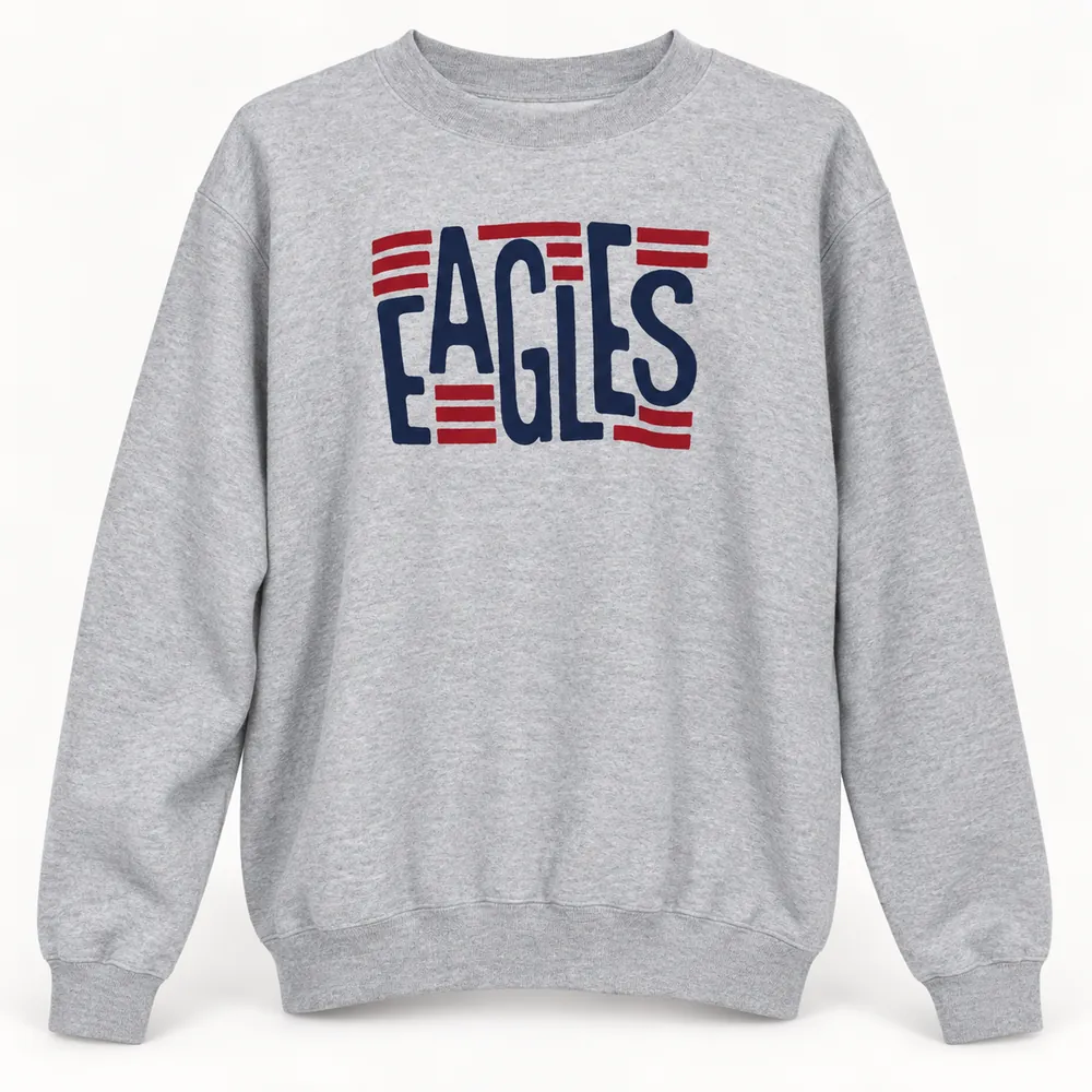 Eagles puzzle piece crewneck sweatshirt
